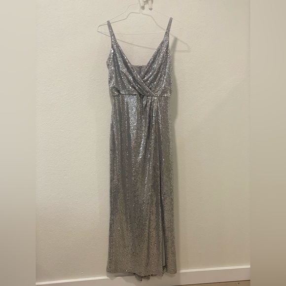 Tadashi Shoji Calypso Sequin Slit Gown - Picture 5 of 8